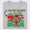 Personalized Reindeer Christmas DTF Transfer
