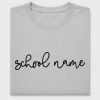 Custom School Name DTF Transfer