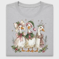 Watercolor Christmas Goose DTF Transfer