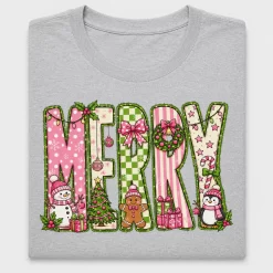 Retro Merry Christmas DTF Transfer