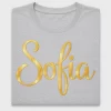 Sofia Gold Script DTF Transfer