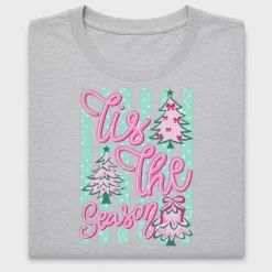 Tis The Season Christmas Tree DTF Transfer