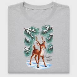 Watercolor Christmas Deer DTF Transfer