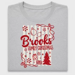 Family Name Christmas DTF Transfer
