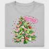 Preppy Christmas Tree DTF Transfer