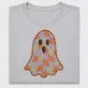 Seersucker Patchwork Ghost DTF Transfer