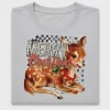 Retro Christmas Reindeer DTF Transfer