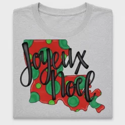 Louisiana Christmas DTF Transfer