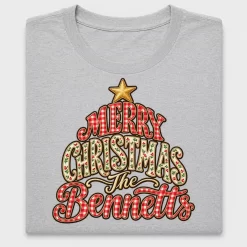 Retro Christmas Tree Bennett DTF Transfer