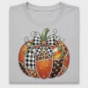 Patchwork Pumpkin with Bow DTF Transfer