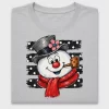 Vintage Snowman DTF Transfer