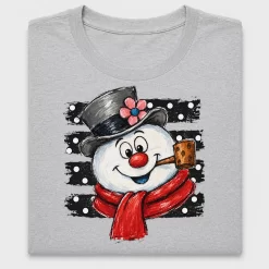 Vintage Snowman DTF Transfer