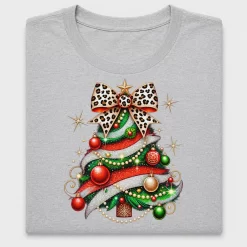 Sparkle Christmas Tree DTF Transfer