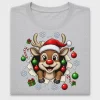 Cheerful Christmas Reindeer DTF Transfer