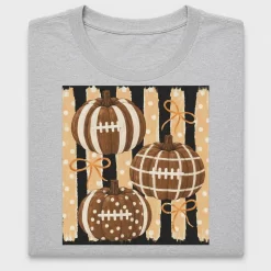 Football Pumpkin DTF Transfer