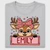 Christmas Reindeer Personalized DTF Transfer