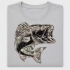 Vintage Bass Fish DTF Transfer