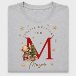 Personalized Christmas Bear DTF Transfer