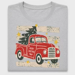 Vintage Christmas Truck DTF Transfer