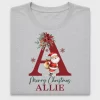 Personalized Christmas Santa Initial DTF Transfer