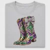 Mardi Gras Rhinestone Cowgirl Boots DTF Transfer