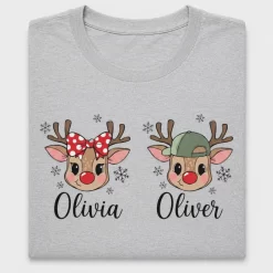 Personalized Reindeer Christmas DTF Transfer