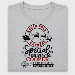 North Pole Express Custom DTF Transfer