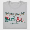 Christmas Sleigh Scene Personalized DTF Transfer