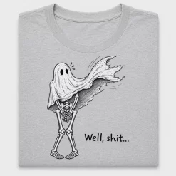 Funny Skeleton Ghost DTF Transfer