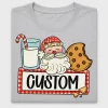 Santa Milk and Cookies Christmas DTF Transfer