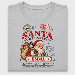 Vintage Santa Delivery DTF Transfer
