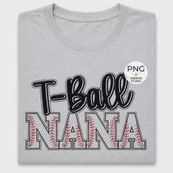 T-Ball Nana DTF Transfer