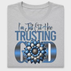 Trusting God Sunflower DTF Transfer