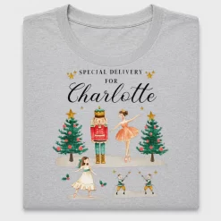 Personalized Christmas Nutcracker Ballerina DTF Transfer