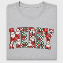 Retro Santa Merry Christmas DTF Transfer