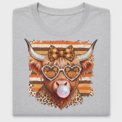 Retro Highland Cow DTF Transfer