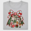 Christmas Bow Ornaments DTF Transfer