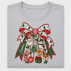 Christmas Bow Ornaments DTF Transfer