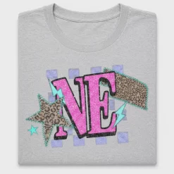 Retro Nebraska Glitter DTF Transfer