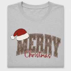 Leopard Merry Christmas DTF Transfer