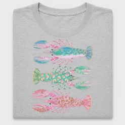 Colorful Preppy Lobster DTF Transfer