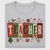 Christmas Teacher DTF Transfer