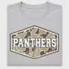 Panthers Camo Hexagon DTF Transfer