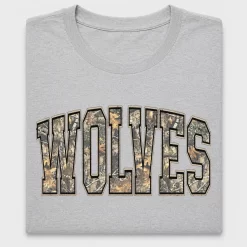 Distressed Wolves Camo DTF Transfer