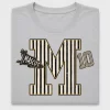 School Mascot Striped Initial DTF Transfer