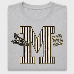 School Mascot Striped Initial DTF Transfer