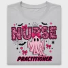 Girly Ghost Nurse Practitioner DTF Transfer