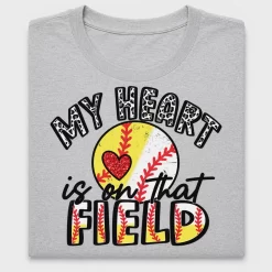 My Heart Is On That Field DTF Transfer