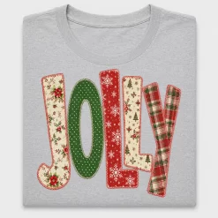 Jolly Patchwork Letters DTF Transfer