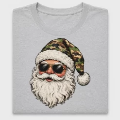 Camo Santa DTF Transfer Design